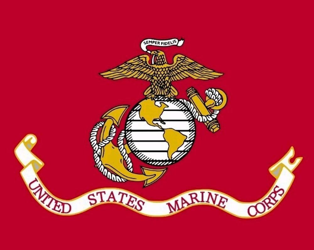 NEW Sealed US Marine Corps USMC Flag Eagle Globe Anchor 2 Brass Grommets